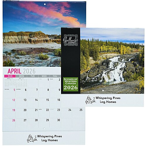 Scenes of Western Canada Appointment Calendar Main Image