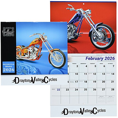 Motorcycle Mania Appointment Calendar Main Image