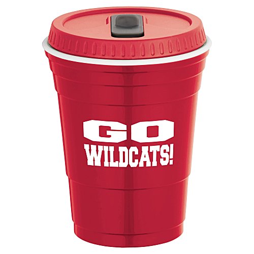 Game Day Cup with Lid - 16 oz. - Opaque Main Image
