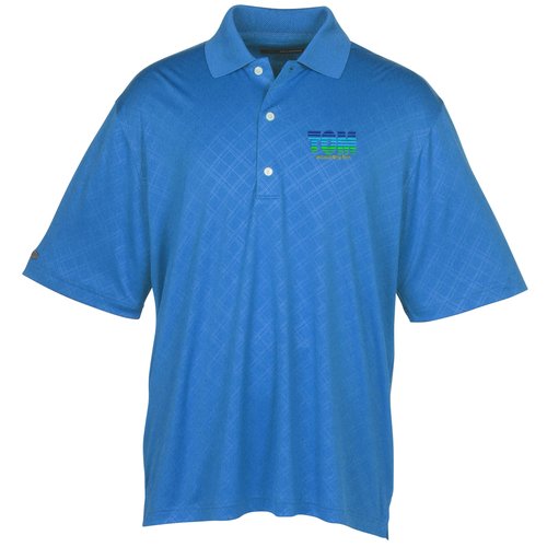 Greg Norman Play Dry Diamond Embossed Polo Main Image