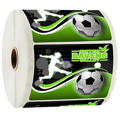Full Colour Sticker by the Roll - Rectangle- 3" x 4" Main Image