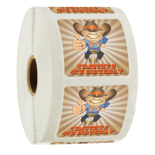 Full Colour Sticker by the Roll - Square - 2" x 2" Main Image