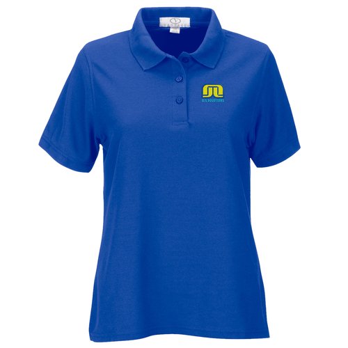 Soft-Blend Double-Tuck Polo - Ladies' Main Image