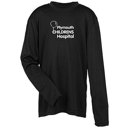 Pro Team Moisture Wicking Long Sleeve Tee - Youth - Screen Main Image