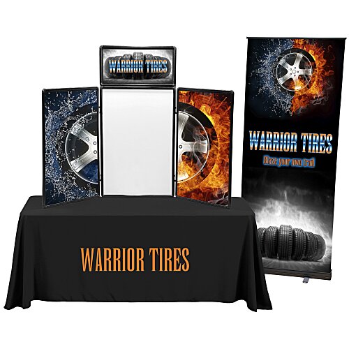 Show N Write Tabletop Display - 6' - Full Colour - Kit Main Image