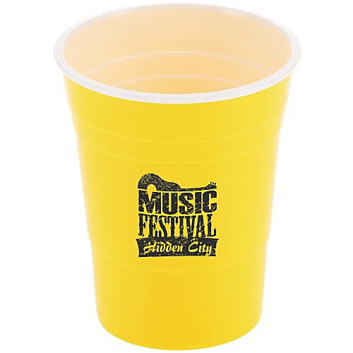 Reusable Plastic Party Cup - 16 ounces Main Image
