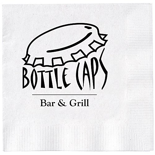 Beverage Napkin - 2-ply - White Main Image