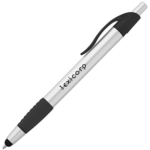 Simplistic Stylus Grip Pen - Silver Main Image