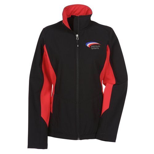 Coal Harbour Colour Block Soft Shell - Ladies' Main Image