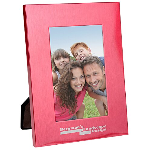 Colourful Brushed Aluminum Frame - 4" x 6" Main Image