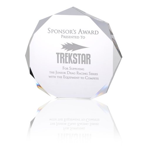 Enterprise Octagon Acrylic Award Main Image