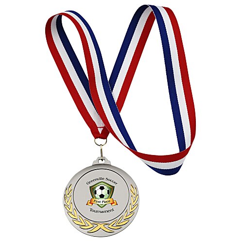 Victory Medal - Red, White & Blue Ribbon Main Image