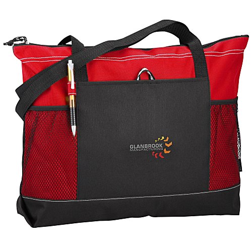 Select Zippered Tote - Embroidered Main Image