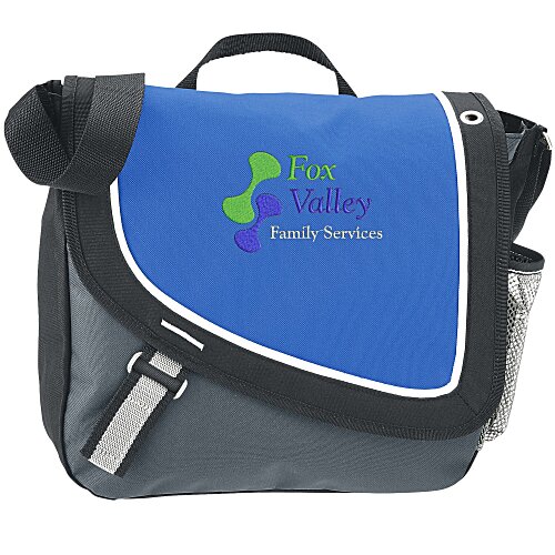 A Step Ahead Messenger Bag - Embroidered Main Image