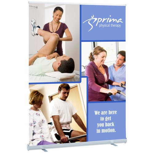 Economy Retractable Banner Display - 59 3/4 inches Main Image