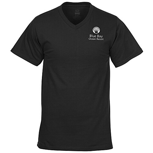 Fruit of the Loom HD V-Neck Tee - Screen - Colours Main Image