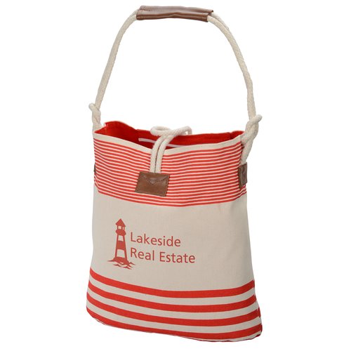 Striped Cotton Tote Main Image