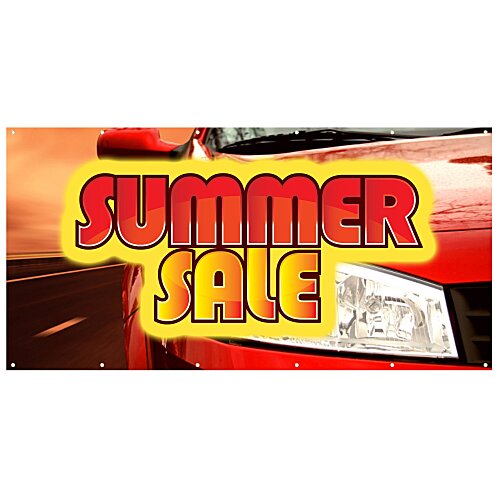 Value Outdoor Banner - 5 feet x 10 feet Main Image