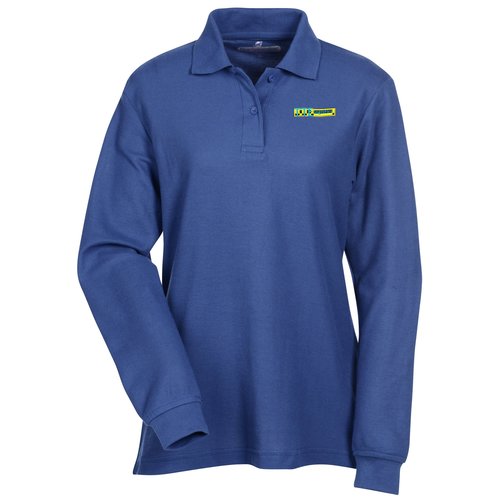 Soft Touch Pique LS Sport Shirt - Ladies' Main Image