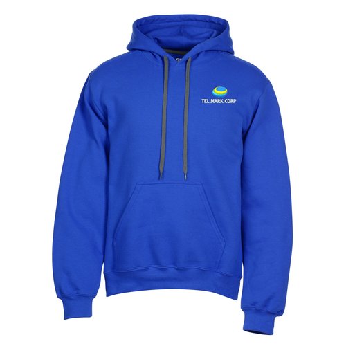Gildan Ring Spun Cotton Hooded Sweatshirt - Embroidered Main Image