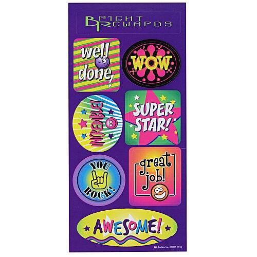 Super Kid Sticker Sheet - Wow Words Main Image