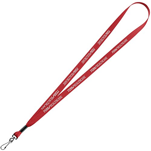 Economy Lanyard - 1/2" - Metal Swivel Snap Hook Main Image