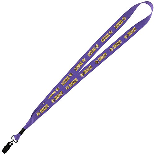 Economy Lanyard - 3/4" - Metal Bulldog Clip Main Image