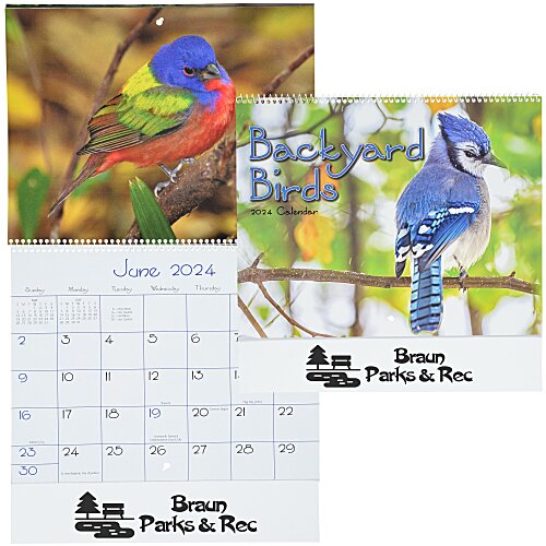 Backyard Birds Appointment Calendar - Spiral Main Image