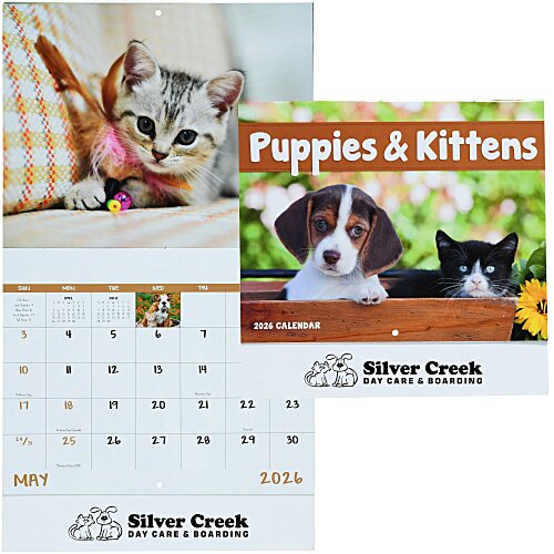 Puppies & Kittens Appointment Calendar - Stapled Main Image