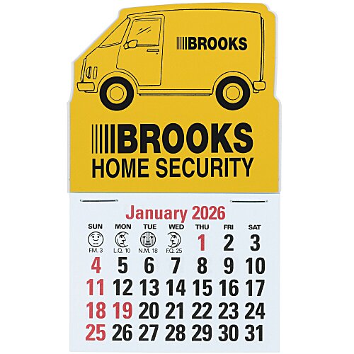 Stick Up Calendar - Van Main Image