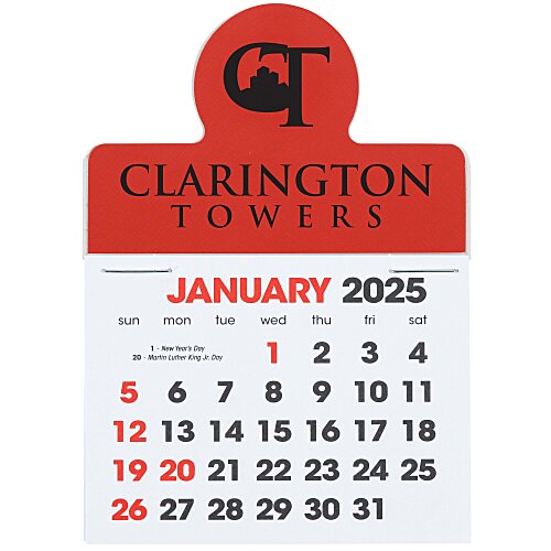 Stick Up Calendar - Half Circle Main Image