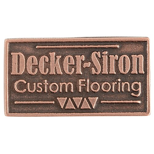 Econo Lapel Pin - Rectangle Main Image