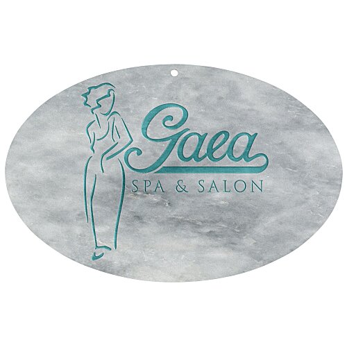 Indoor Wood Sign - Oval - 11" x 17" Main Image