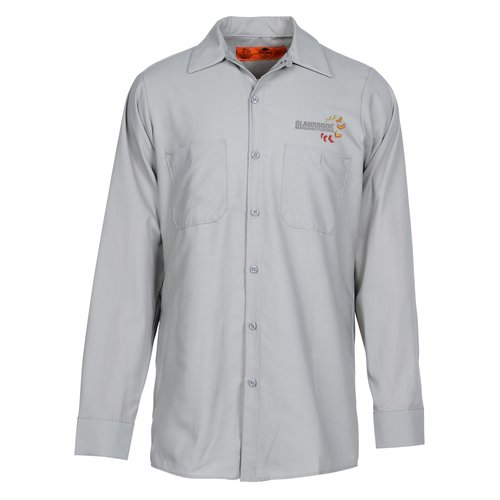 Red Kap Industrial Long Sleeve Work Shirt Main Image