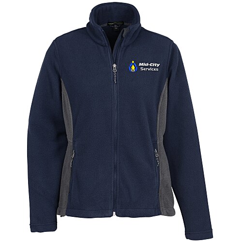 Crossland Colourblock Fleece Jacket - Ladies' Main Image