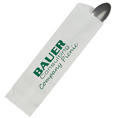 Colourware Plastic Spoon in Utensil Bag Main Image