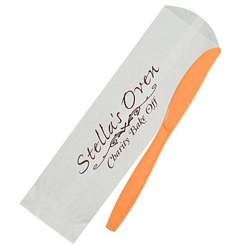 Colourware Plastic Knife in Utensil Bag Main Image