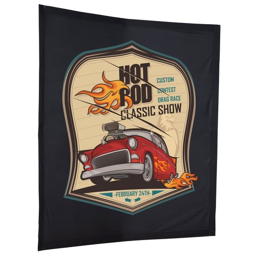 Splash Curved Tabletop Display - 5 feet - Front Graphics - Replacement Graphic Main Image