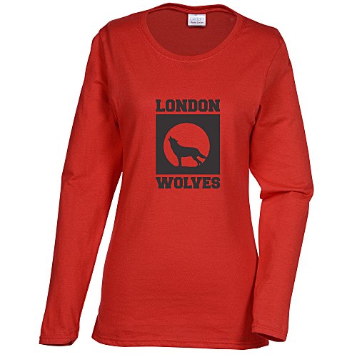 Gildan Heavy Cotton LS T-Shirt - Ladies' - Screen - Colours Main Image