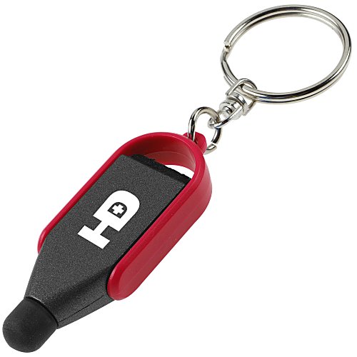 Arc Screen Cleaner with Stylus Keychain Main Image
