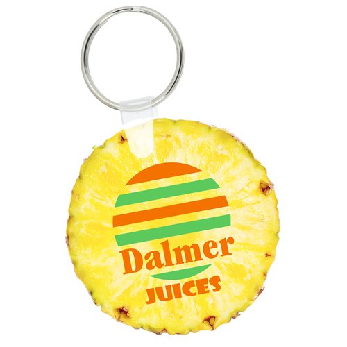 Round Soft Keychain - Full Colour Main Image
