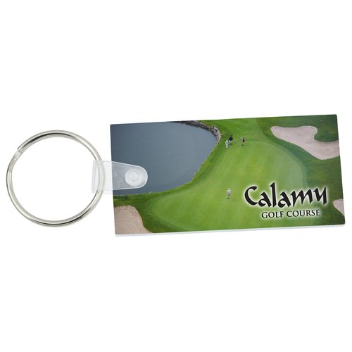 Large Rectangle Soft Keychain - Full Colour Main Image