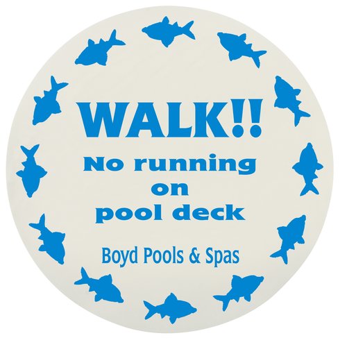 Removable Floor Sticker - Circle - White - L Main Image