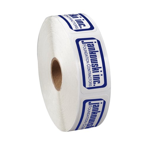 Value Stickers by the Roll - Rectangle - 1" x 2" Main Image