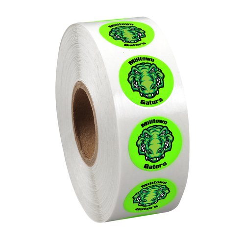 Full Colour Sticker by the Roll - Circle - 3/4 inch Main Image
