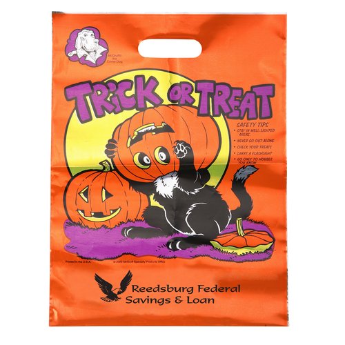 Metallic Halloween Bag - Cat Main Image