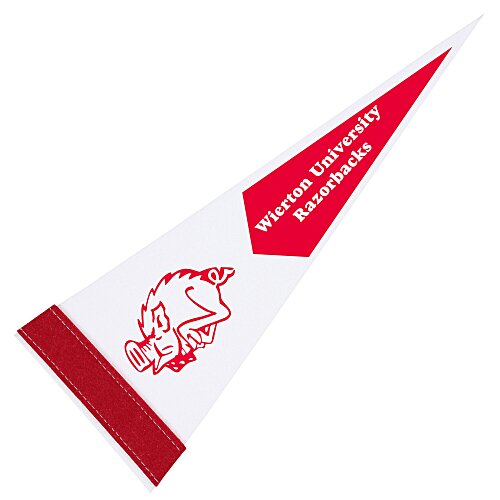Pennant 5 inches x 12 inches - White Main Image
