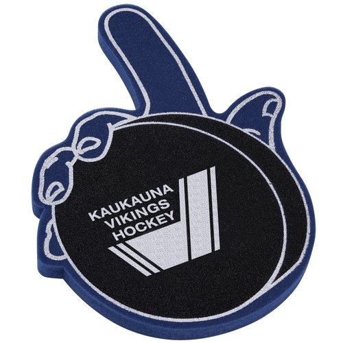 Hockey Puck Foam Hand - Large Main Image