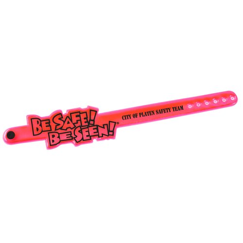 Be Safe Be Seen Reflective Wristlet Band Main Image