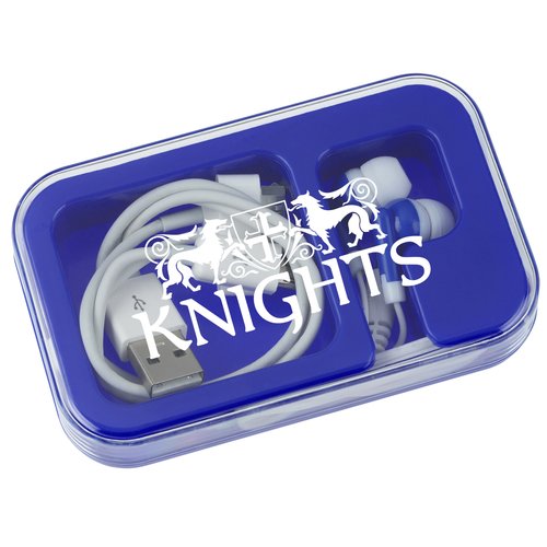 Charging Cable and Ear Buds Case Main Image